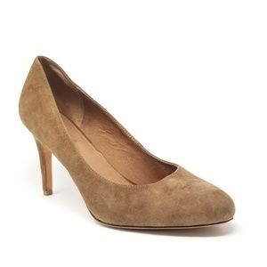CORSO COMO Beige Taupe Suede Cushioned Heel